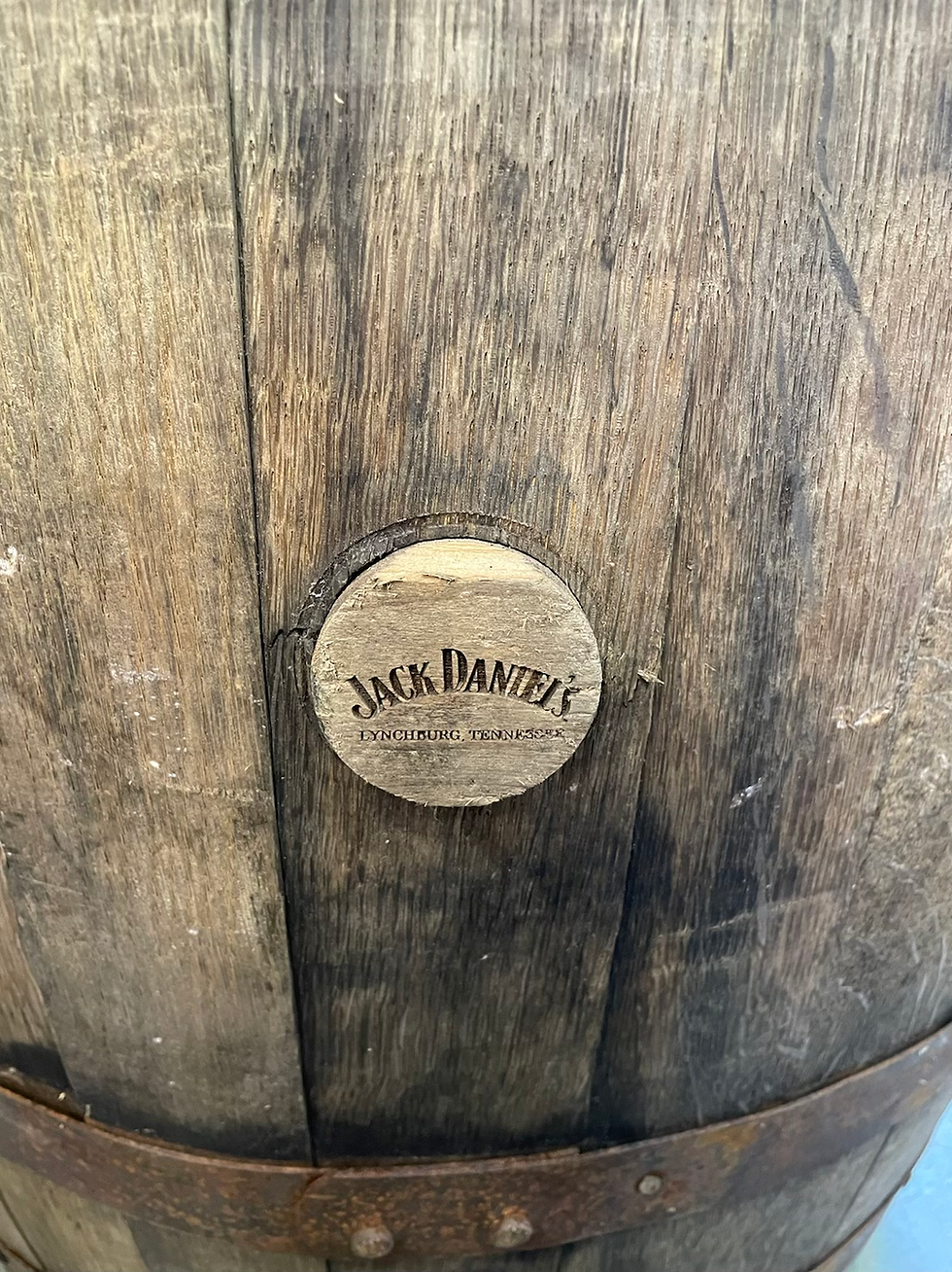 Thumbnail: Jack Daniels barrel with engraved logo