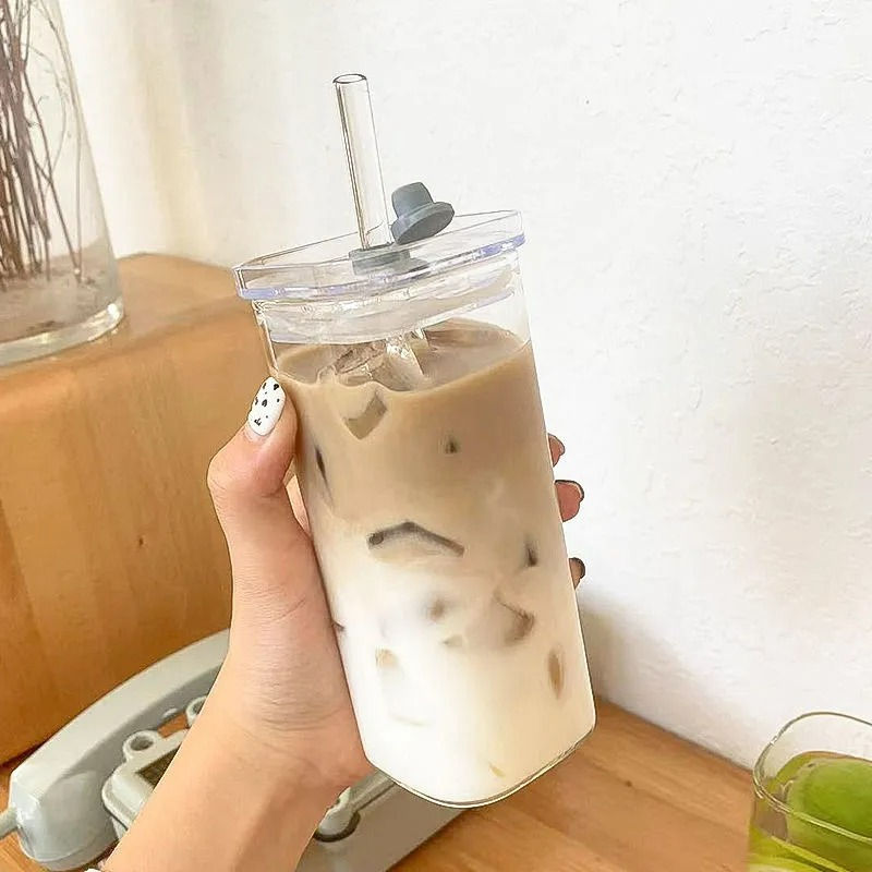 Thumbnail: Square Glass Coffee Cup