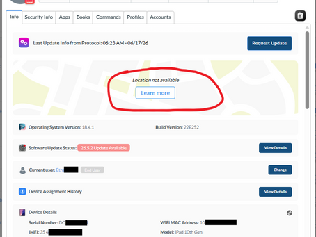 “Location Not Available”? How to Find a Lost Company iPad / iPhone - Mosyle MDM Demo