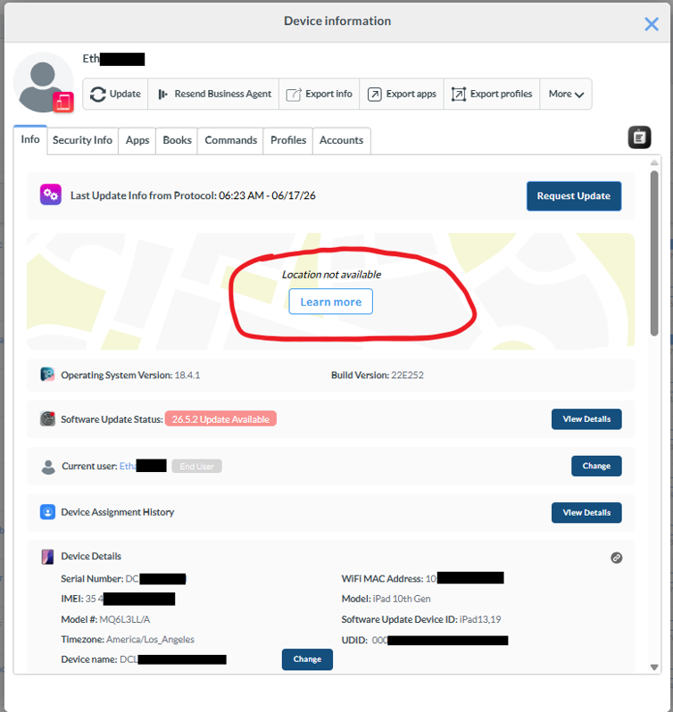 “Location Not Available”? How to Find a Lost Company iPad / iPhone - Mosyle MDM Demo