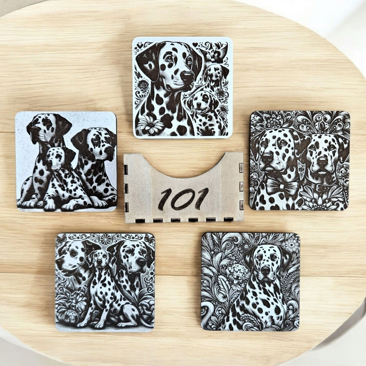 Coasters Dalmatian (Digital item)