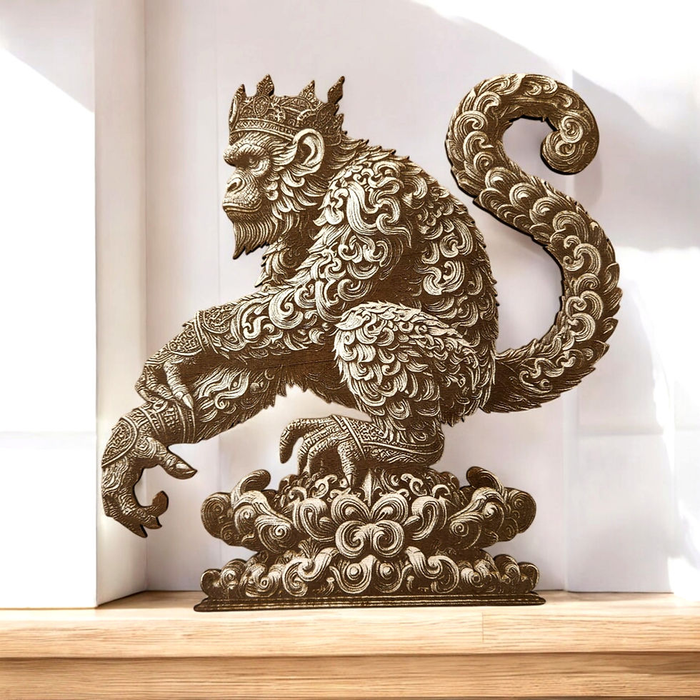 Thumbnail: Monkey King V 3D Illusion Laser Engraving Design (Digital Item)