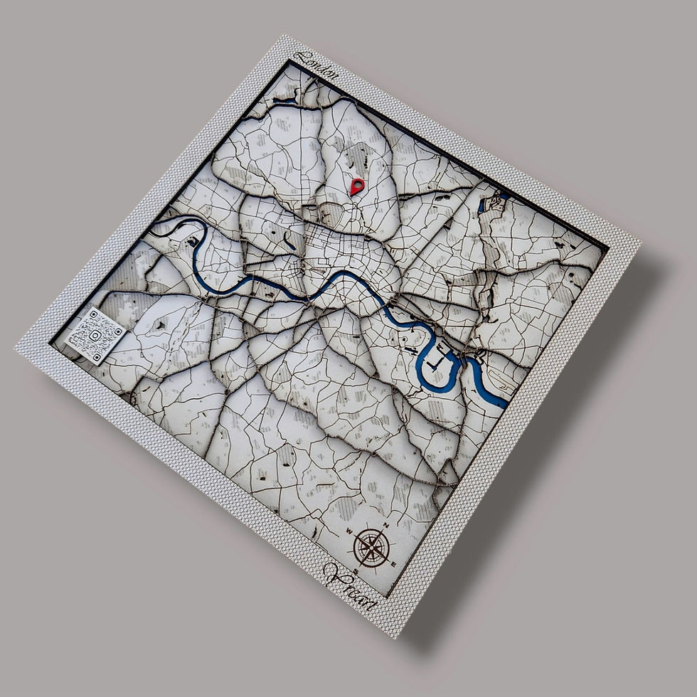 Thumbnail: London 3d map (Digital download file)