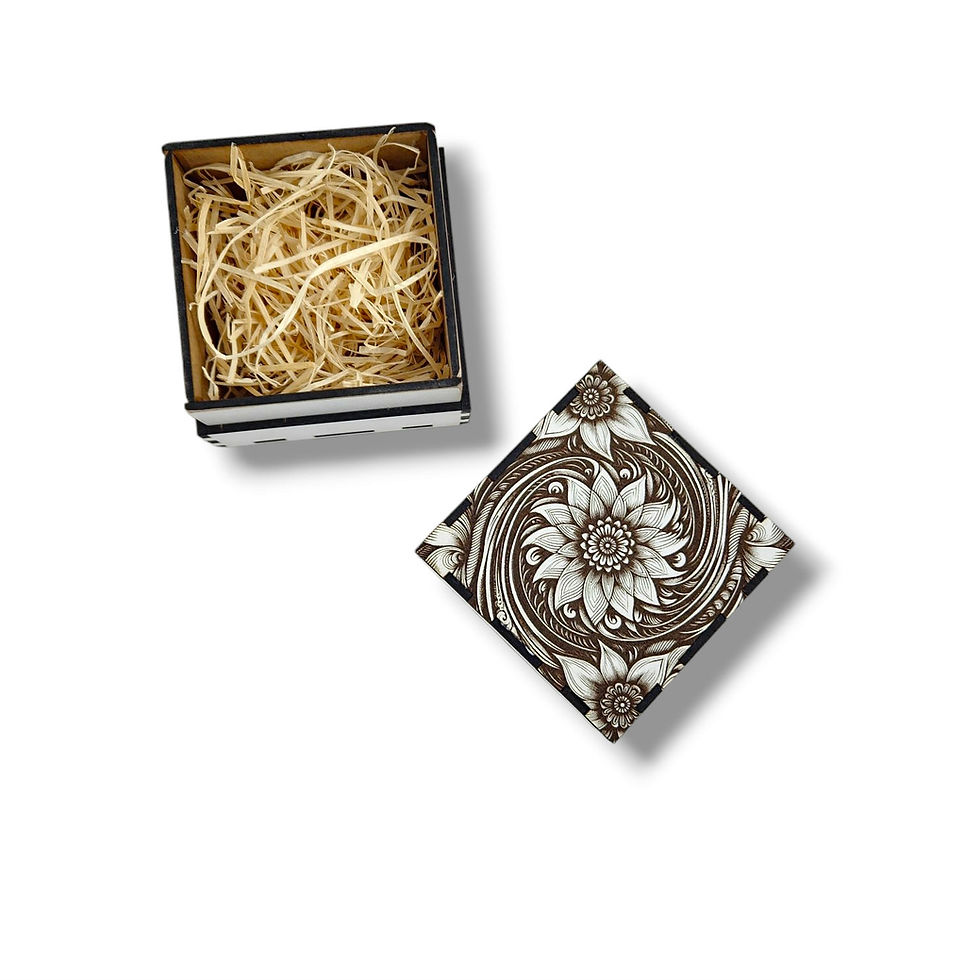 Thumbnail: Gift Box with Flowers 2 (Digital download file)