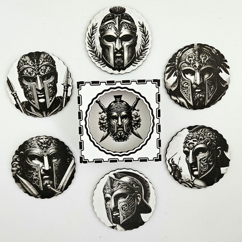 Thumbnail: Coasters Gladiator (Digital download file)