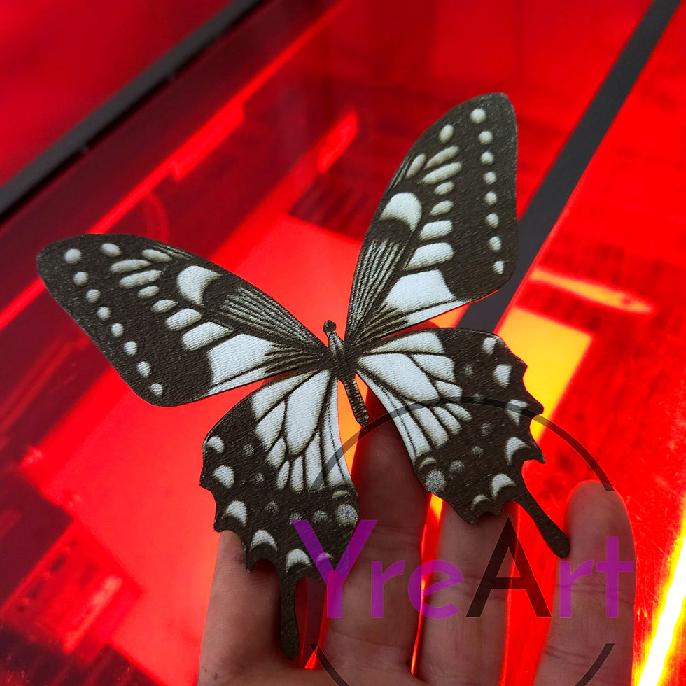 Thumbnail: Butterfly B1 3D Illusion Laser Engraving Design (Digital Item)