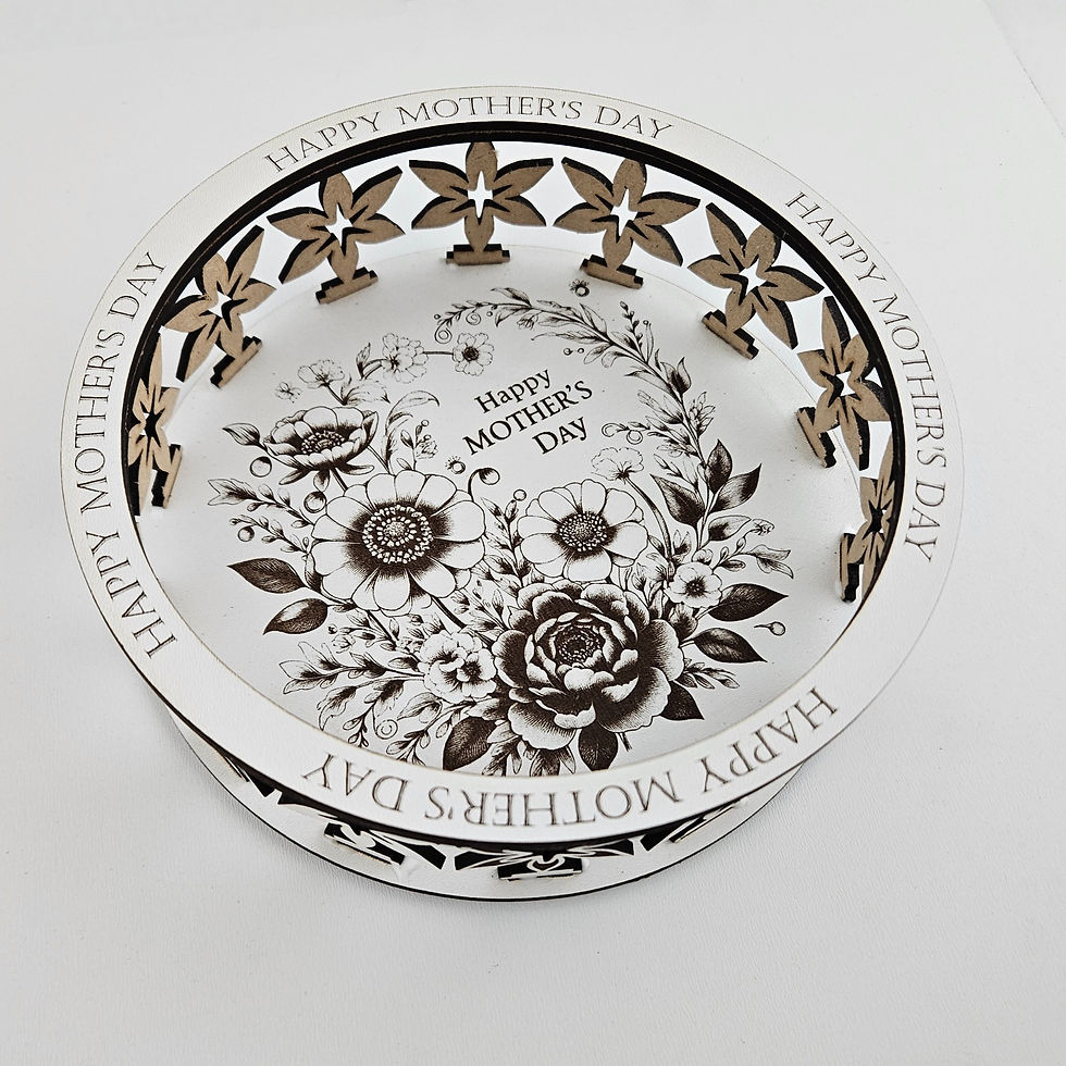 Thumbnail: Mom's Day decorative Bowl/Tray (Digital download file)