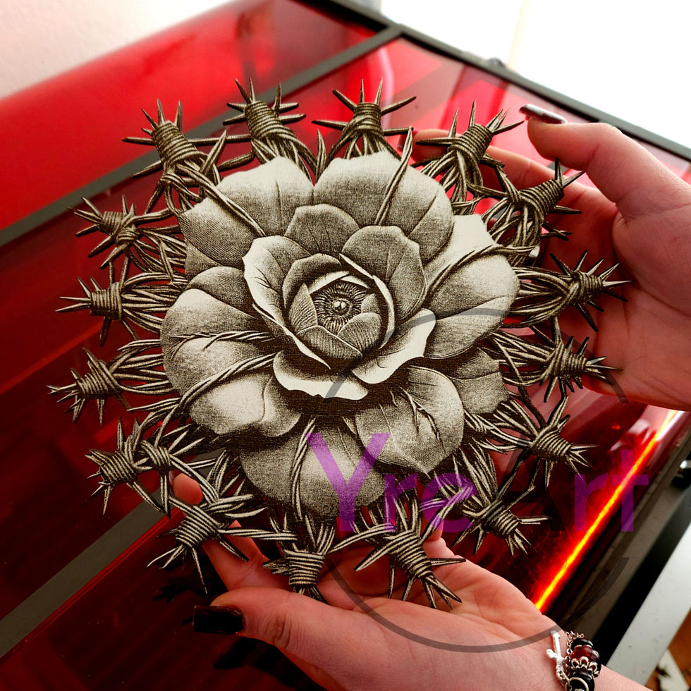 Thumbnail: Barbed Flower 3D Illusion (Digital Item)