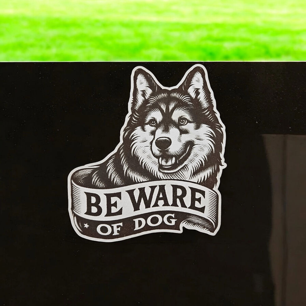 Thumbnail: Beware of Dog S Sign (Digital download file)