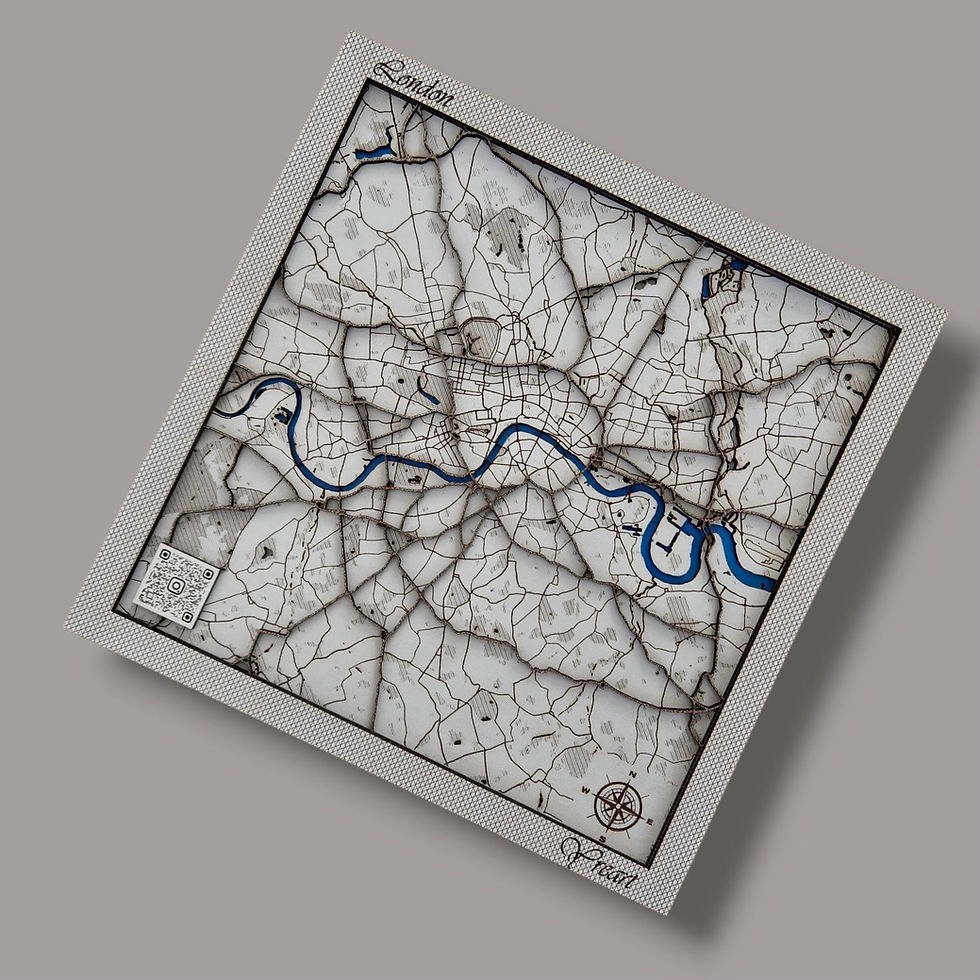 Thumbnail: London 3d map (Digital download file)
