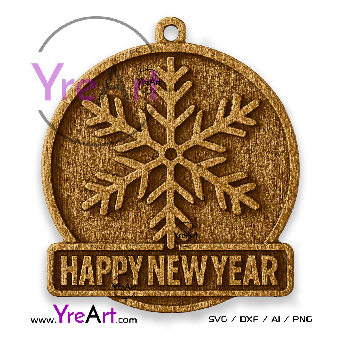 Flake Ornament H 3D Illusion (Digital Item)