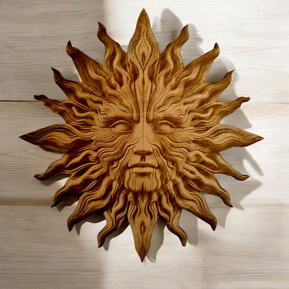 Thumbnail: Sun 3D Illusion Laser Engraving Design (Digital Item)