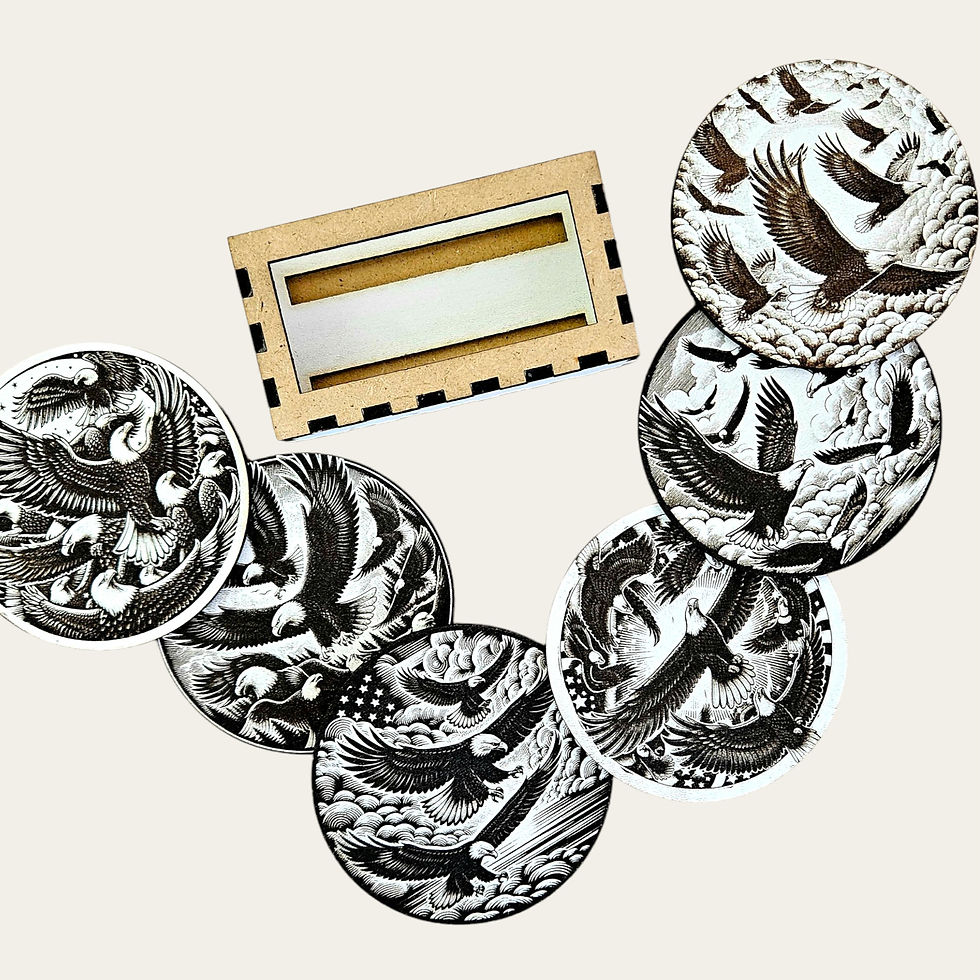 Thumbnail: Coasters Birds (Digital download file)
