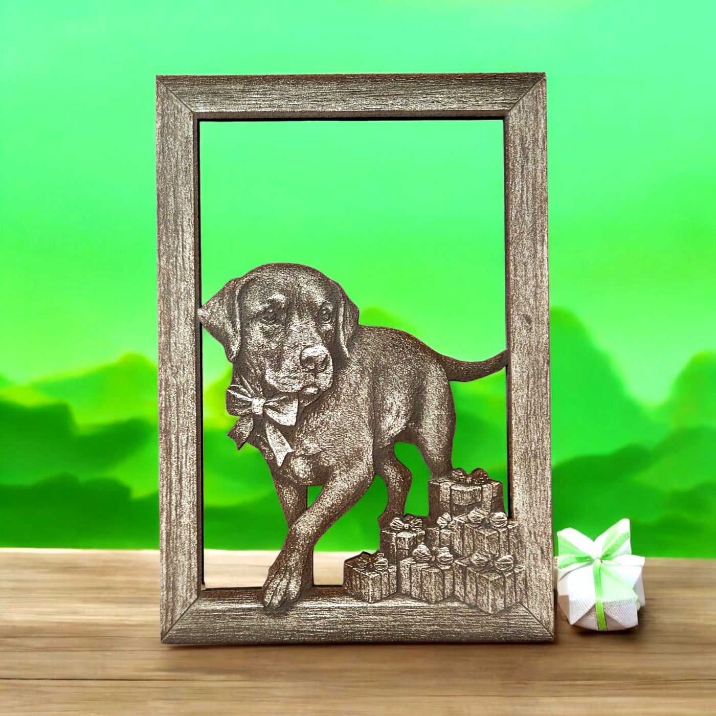 Dog in Frame M 3D Illusion (Digital Item)