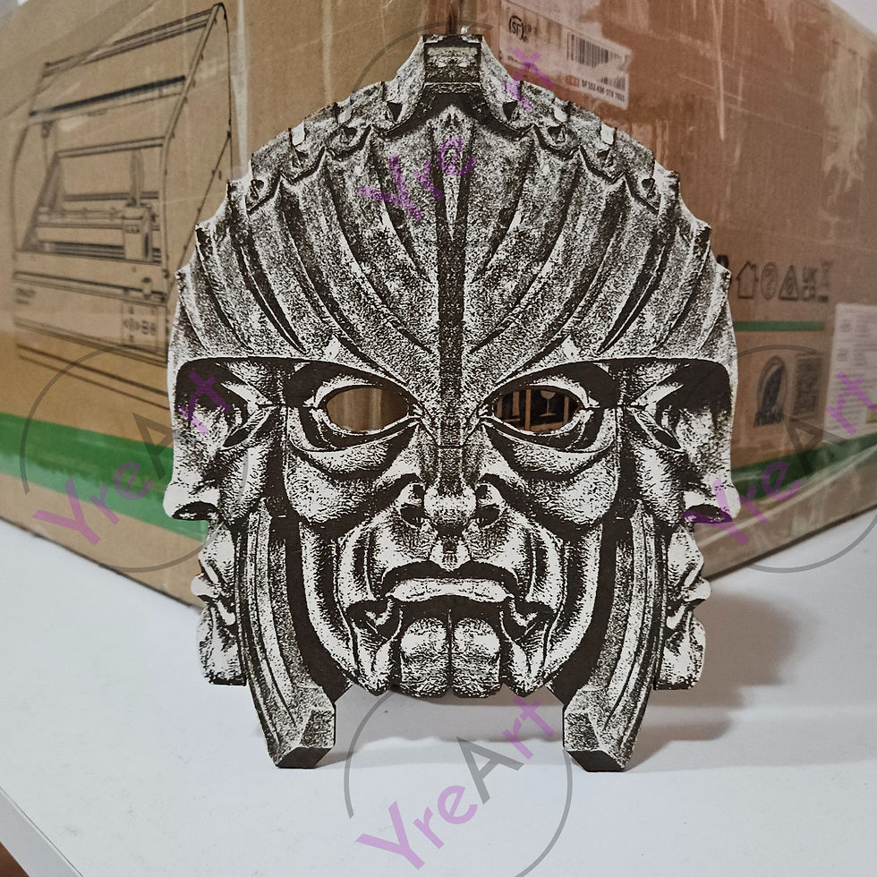 Thumbnail: Lord Marshal Helmet 3D Illusion Laser Engraving Design (Digital Item)