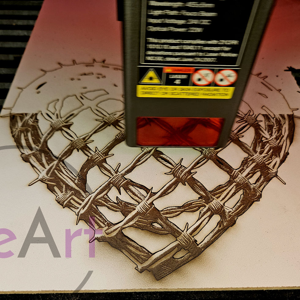 Thumbnail: Barbed Heart A 3D Illusion Design (Digital Item)
