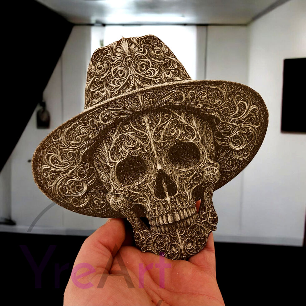 Thumbnail: Witch B1 3D Illusion Laser File (Digital Item)