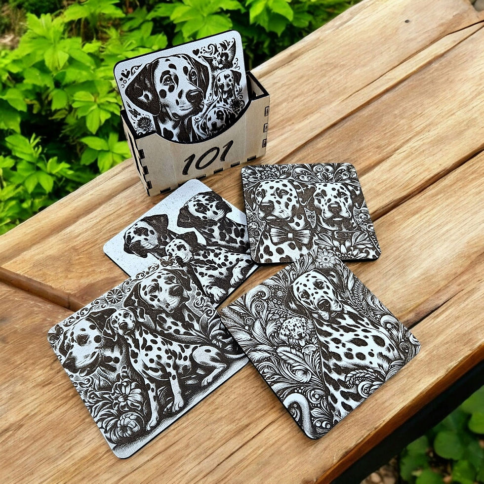 Thumbnail: Coasters Dalmatian (Digital item)