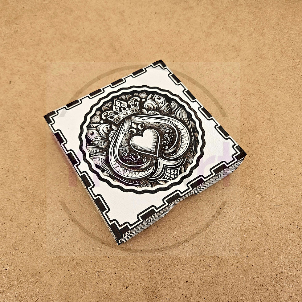 Thumbnail: Coasters Hearts S (Digital download file)