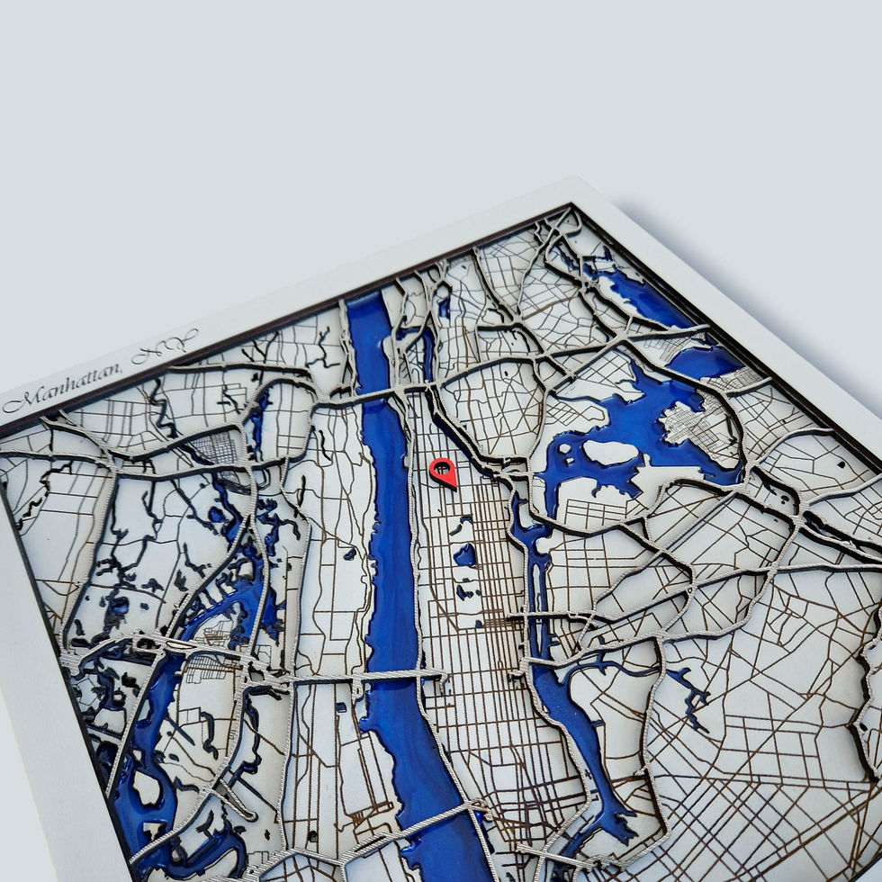 Thumbnail: Manhattan 3d map (Digital download file)