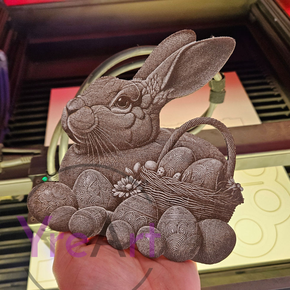 Thumbnail: Easter Bunny 3D Illusion (Digital Item)