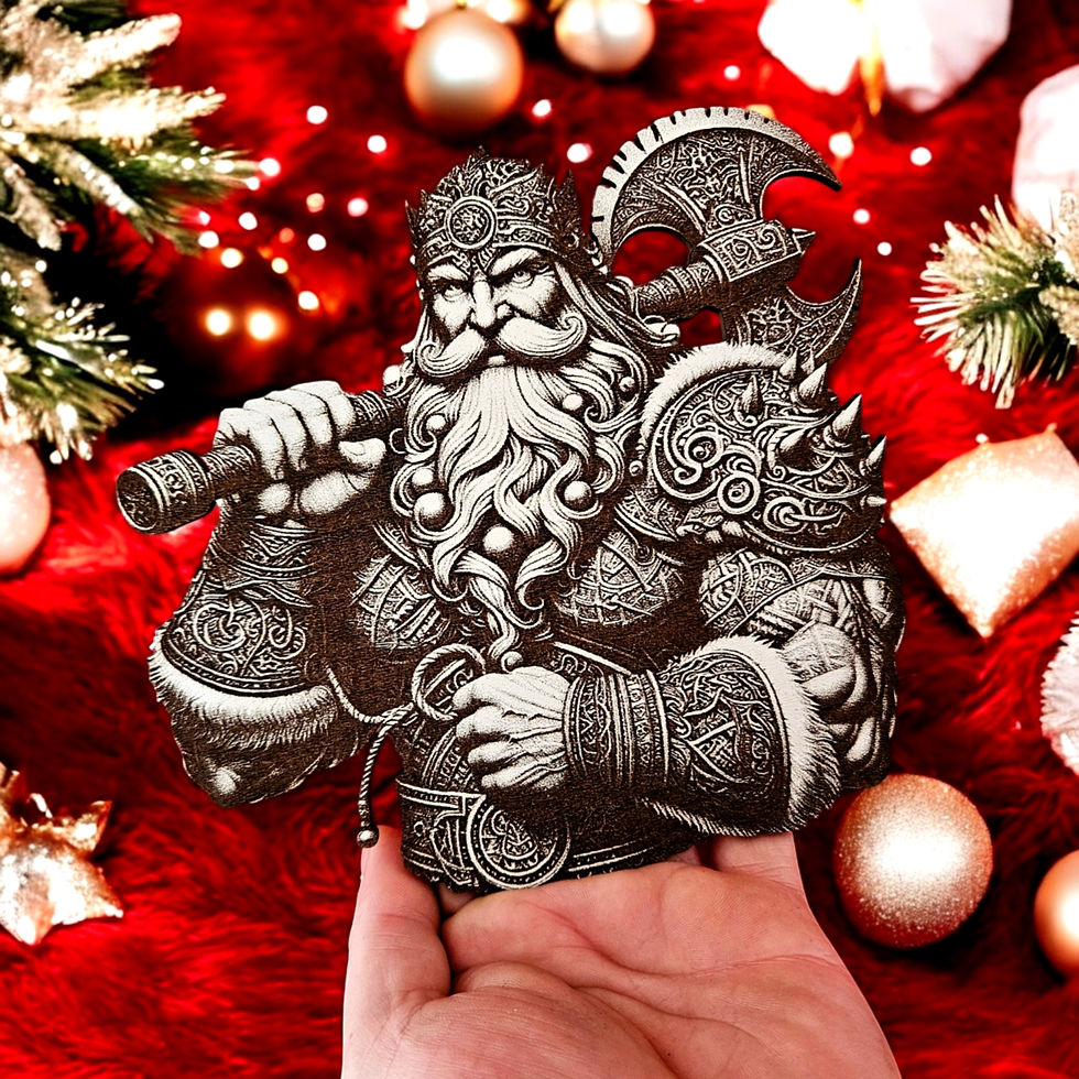 Thumbnail: Barbarian V 3D Laser Engraving Design (Digital Item)
