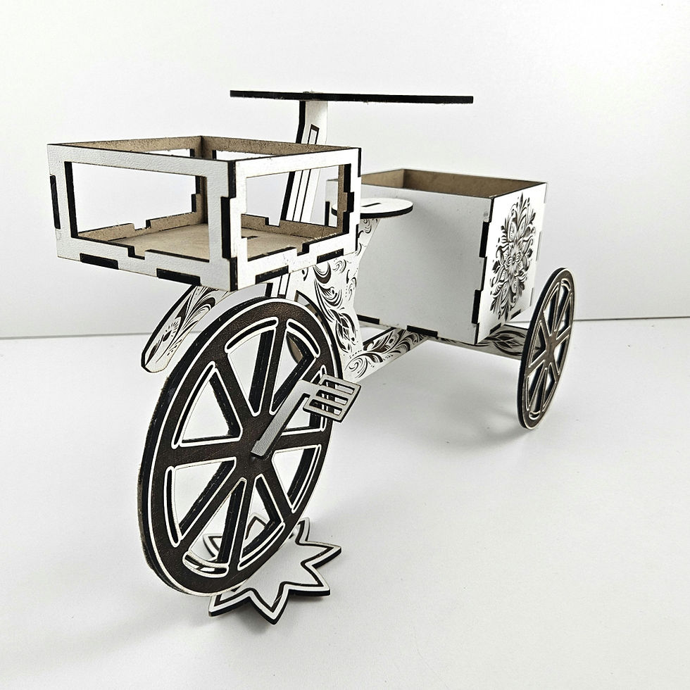 Thumbnail: Bicycle Plant Holder Decoration (Digital download file)