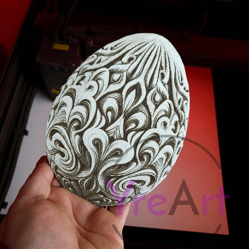 Thumbnail: Easter Egg V 3D Illusion Laser Engraving Design (Digital Item)