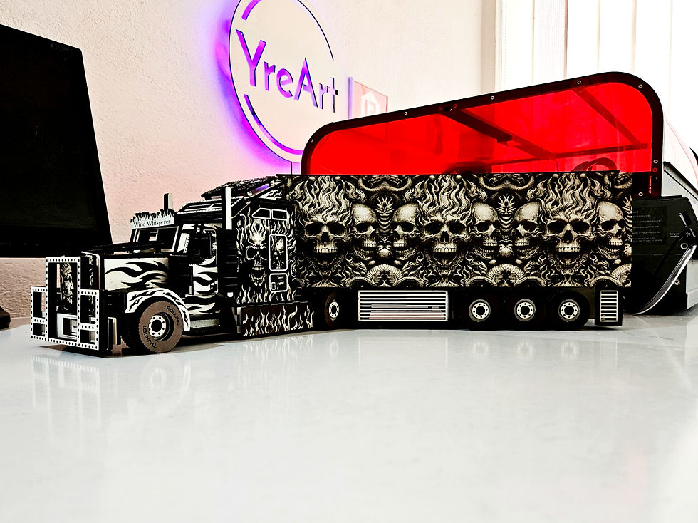 Thumbnail: Trailer Skulls for Y Truck 3mm (Digital Item)