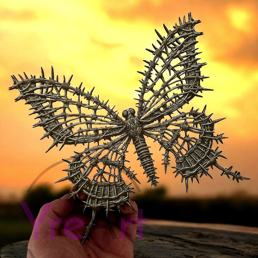 Thumbnail: Barbed Butterfly V 3D Illusion (Digital Item)