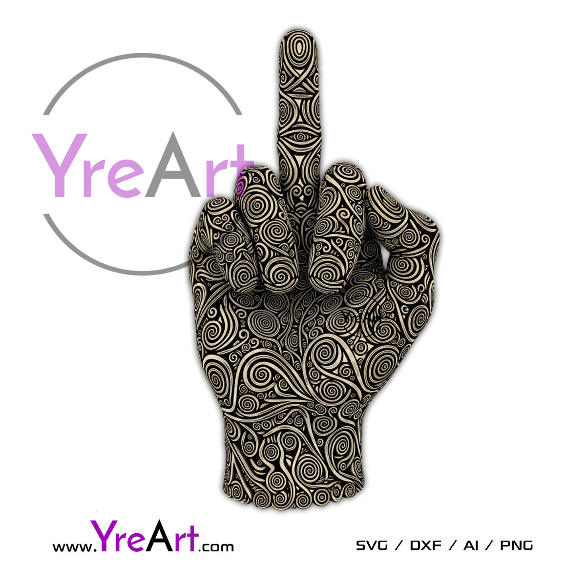 Finger N 3D Illusion (Digital Item)