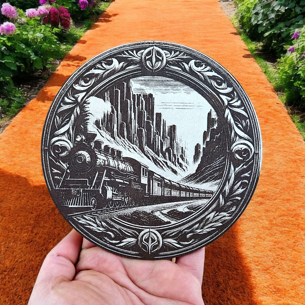 Thumbnail: Train V Laser Engraving Design (Digital Item)