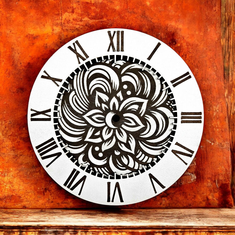 Thumbnail: Wall Clock Flower VC (Digital download file)