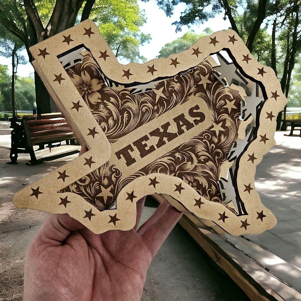 Thumbnail: Texas Decorative Bowl/Tray (Digital download file)