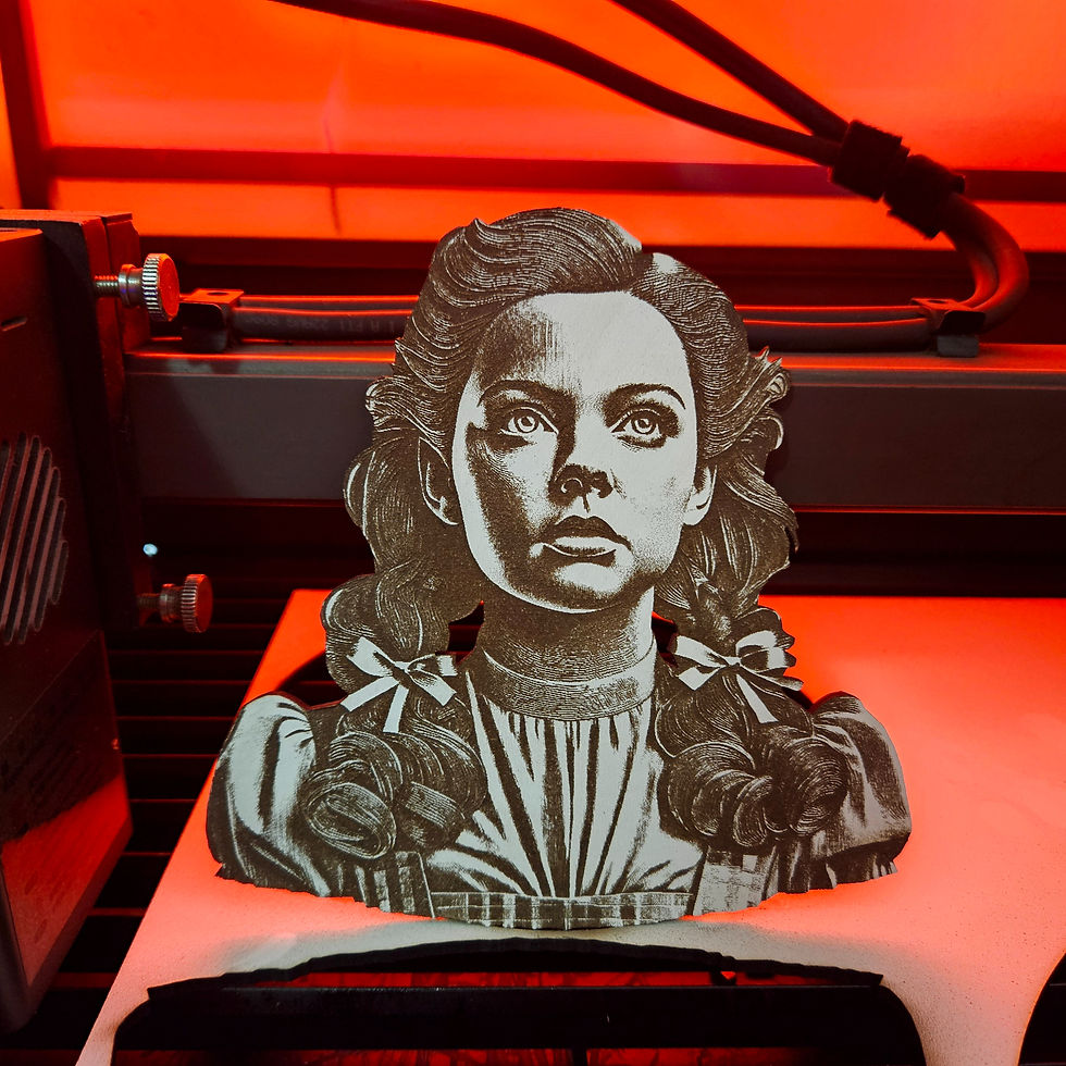 Thumbnail: Dorothy 3D Laser Engraving Design (Digital Item)