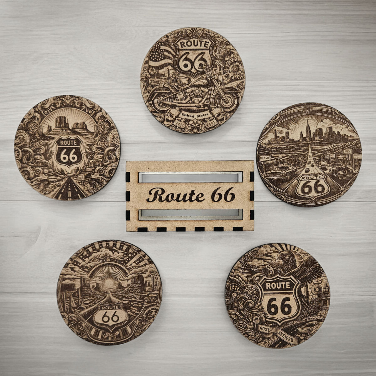 Coasters Route 66 (Digital download file)