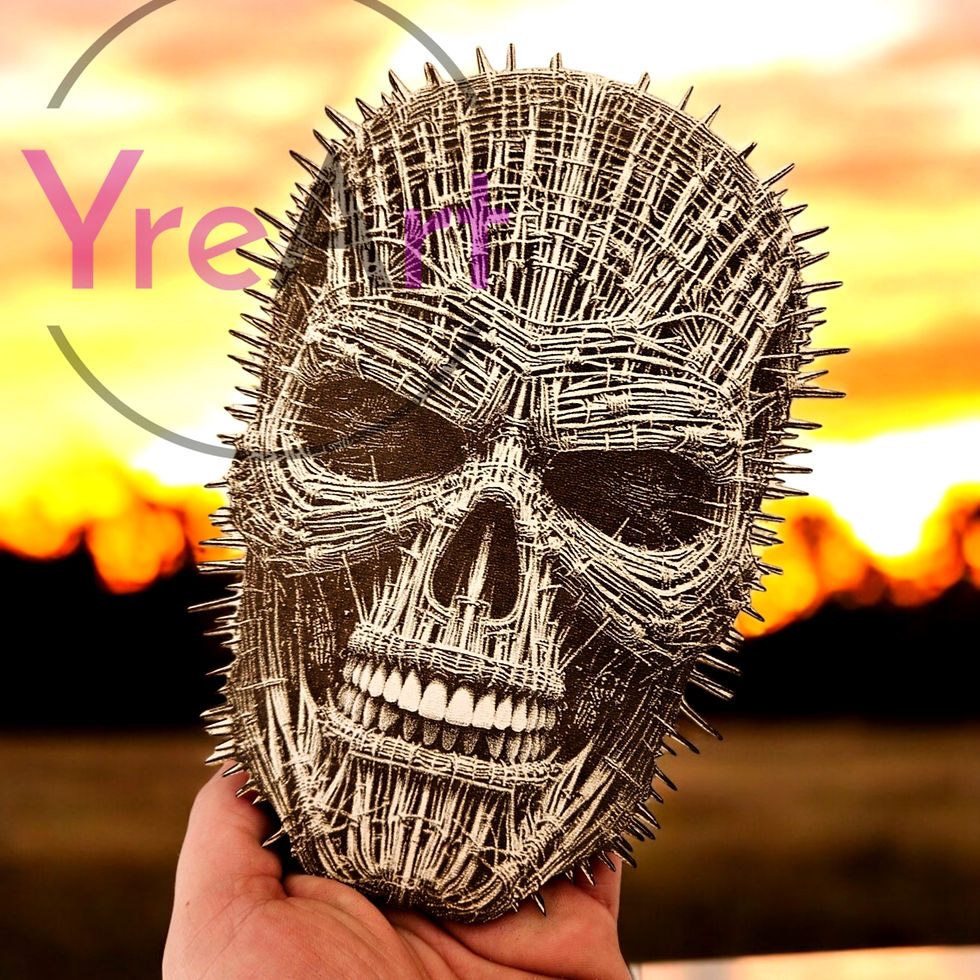 Thumbnail: Barbed Skull R 3D Illusion (Digital Item)
