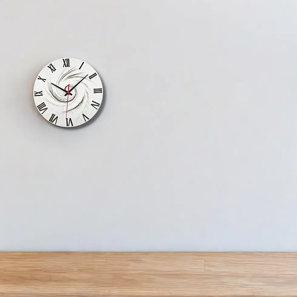 Thumbnail: Wall Clock Vortex (Digital download file)