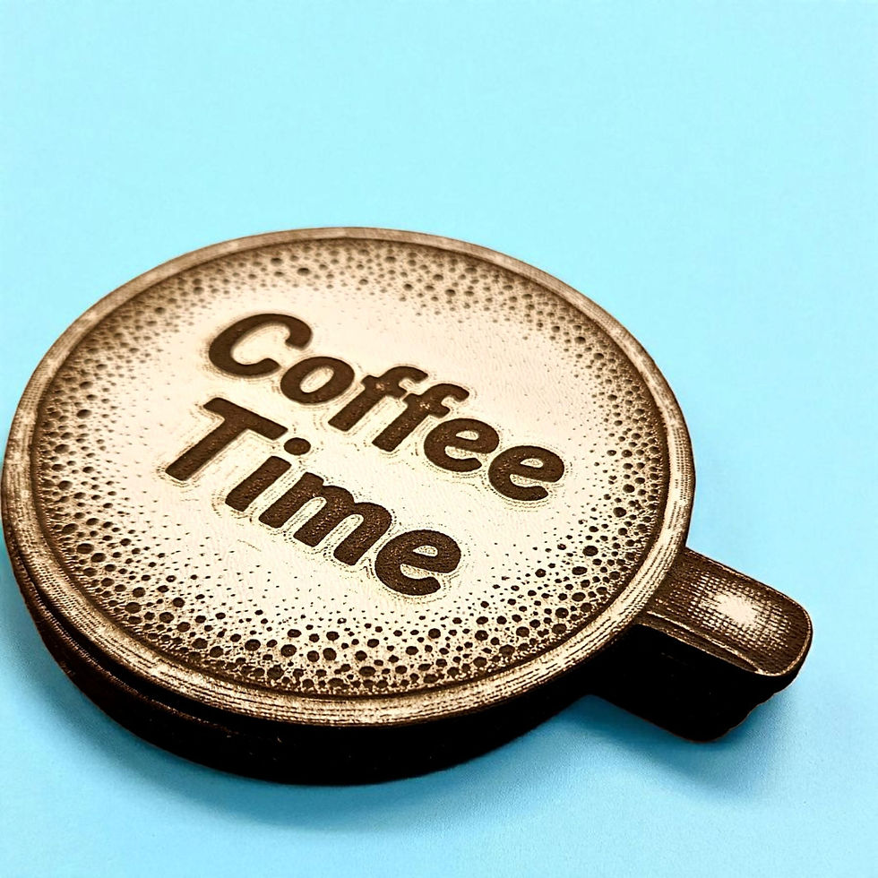 Thumbnail: Coffee Time Coasters V1 (Digital item)
