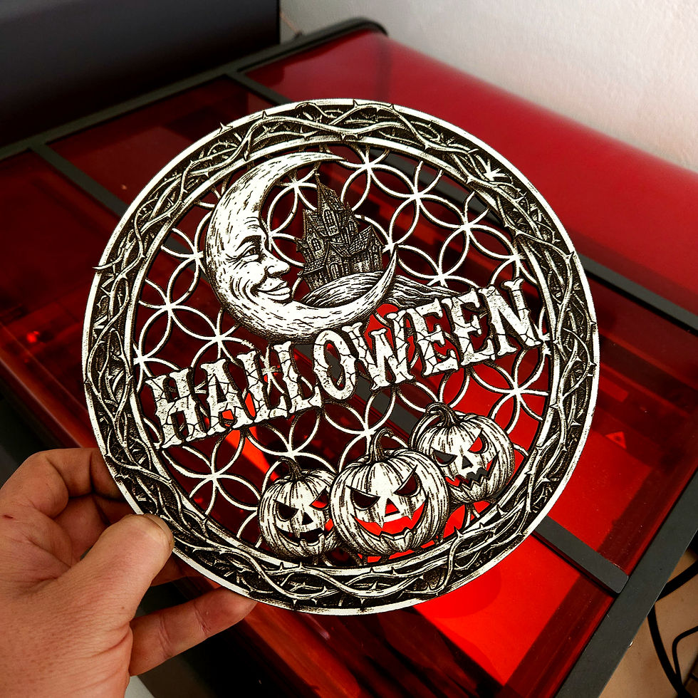 Thumbnail: Halloween Circle A 3D illusion (Digital Item)