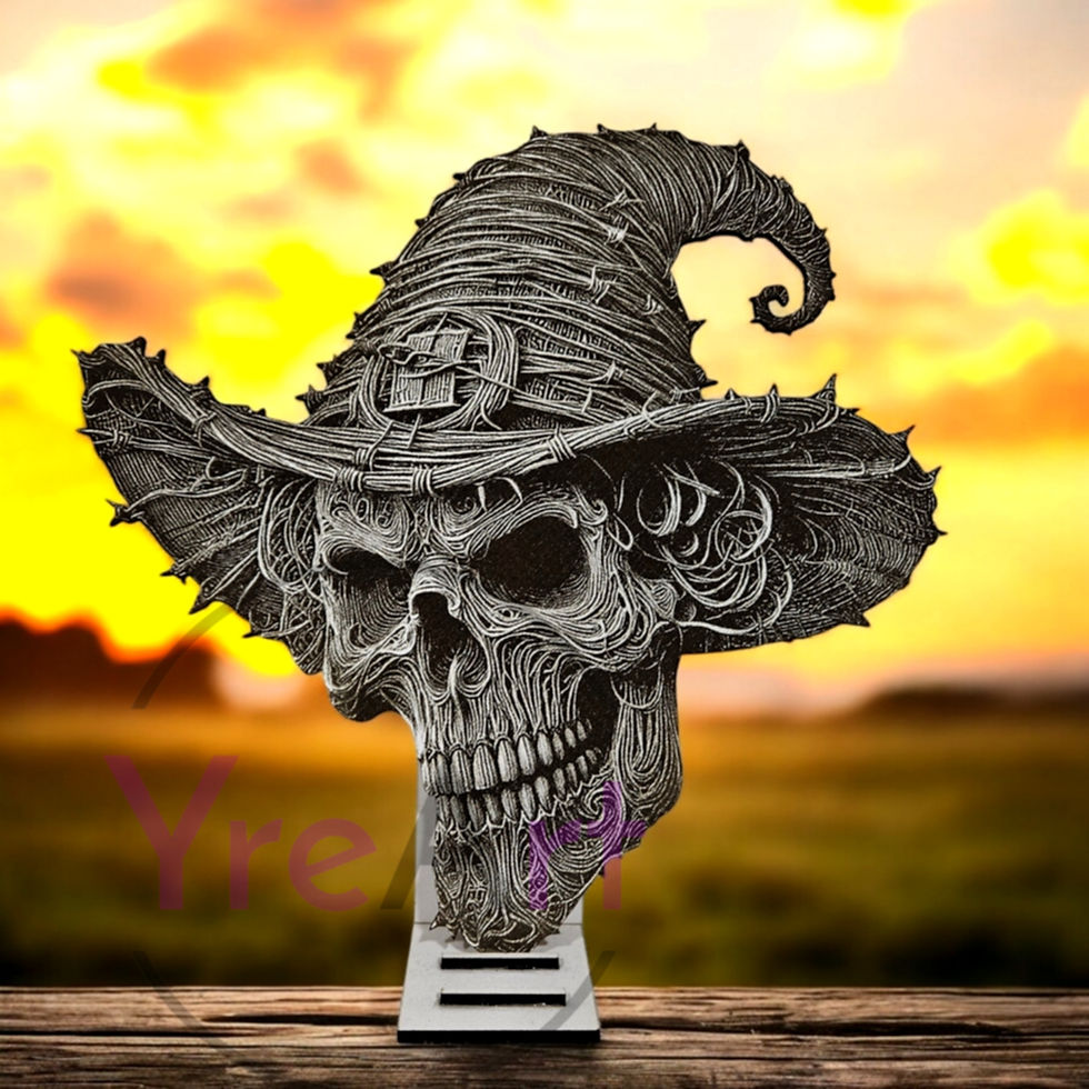 Thumbnail: Barbed Witch B1 3D Illusion Laser File (Digital Item)