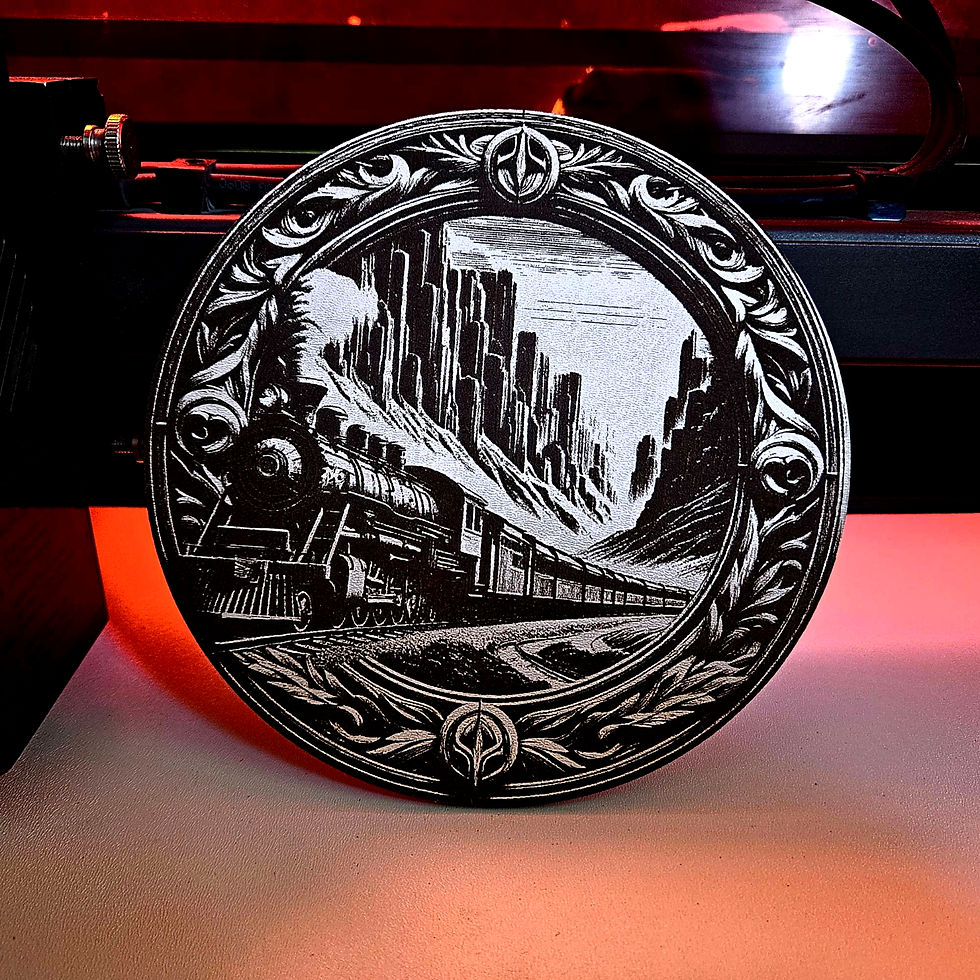 Thumbnail: Train V Laser Engraving Design (Digital Item)
