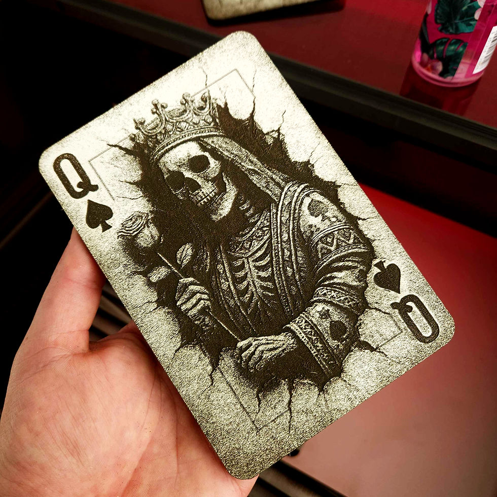 Thumbnail: Spade QS Playing Card 3D Illusion (Digital Item)