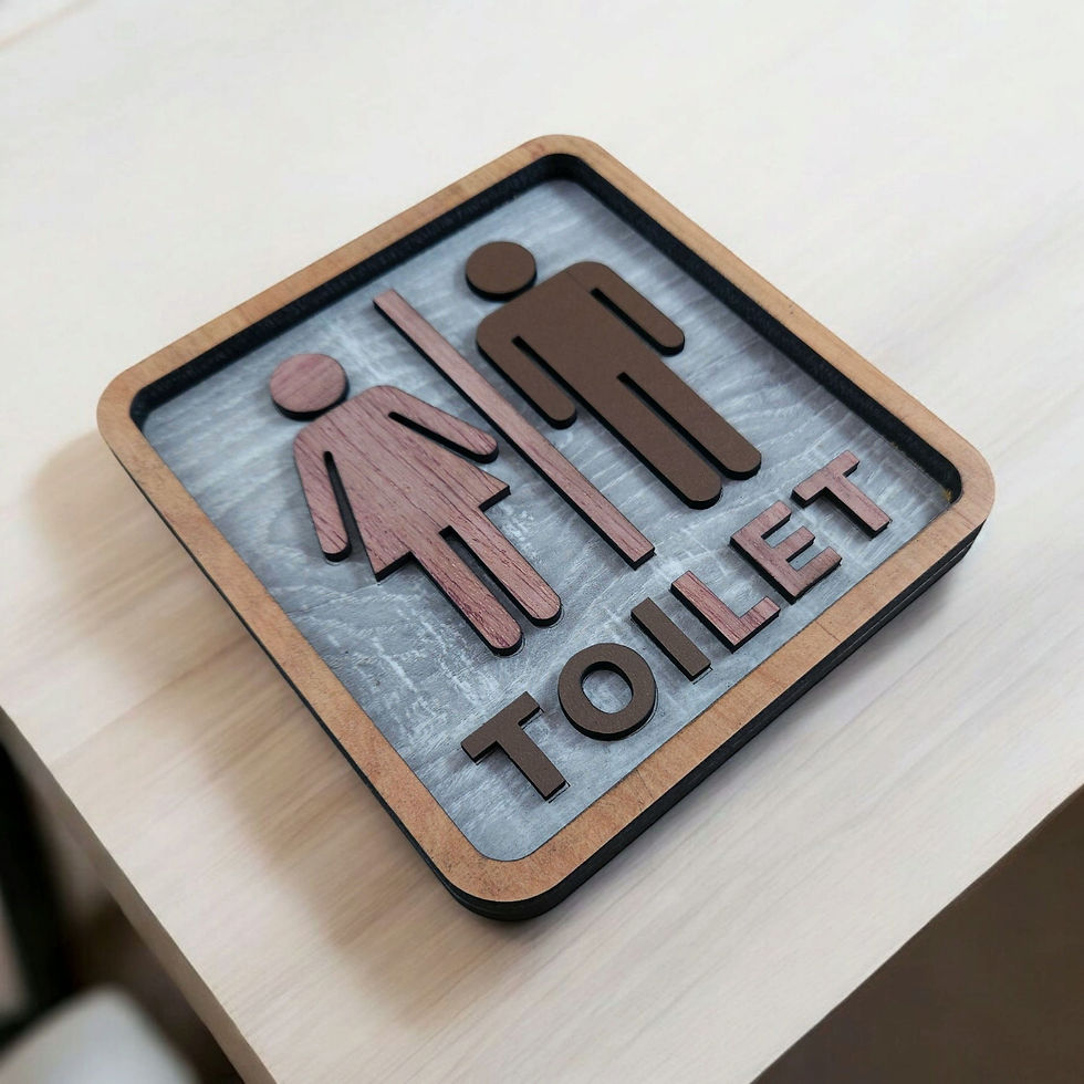 Thumbnail: Toilet Sign V1 (Digital file)