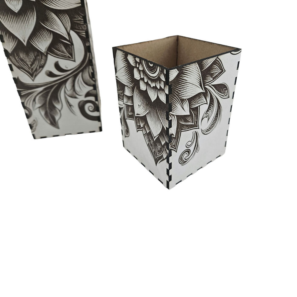 Thumbnail: Bottle Box Flower (Digital download file)