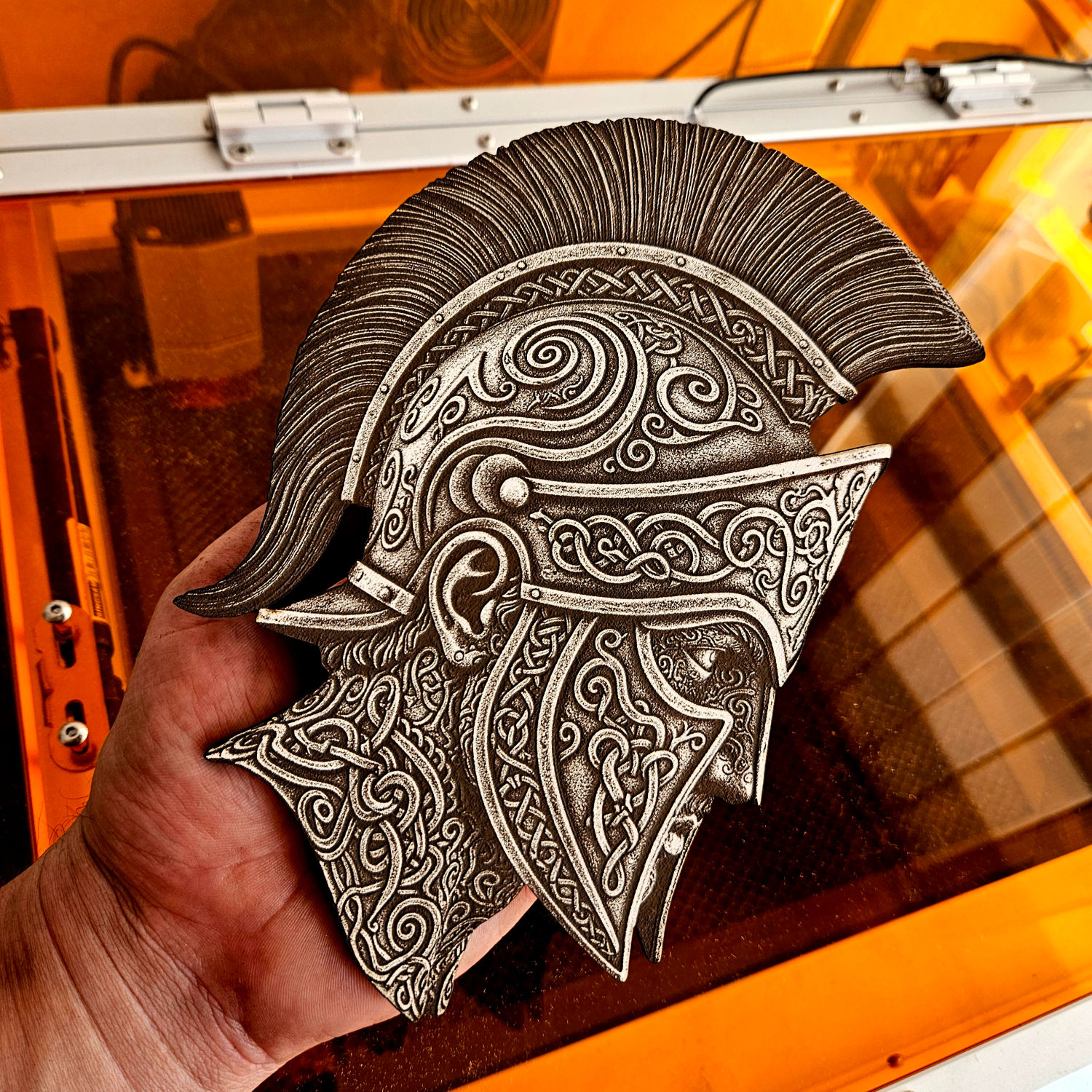 Centurion 3D Illusion V Laser Engraving Design (Digital Item)