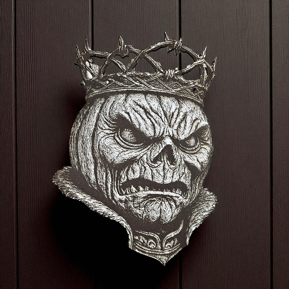 Thumbnail: The King of Halloween K 3D Illusion Print / Engraving Design