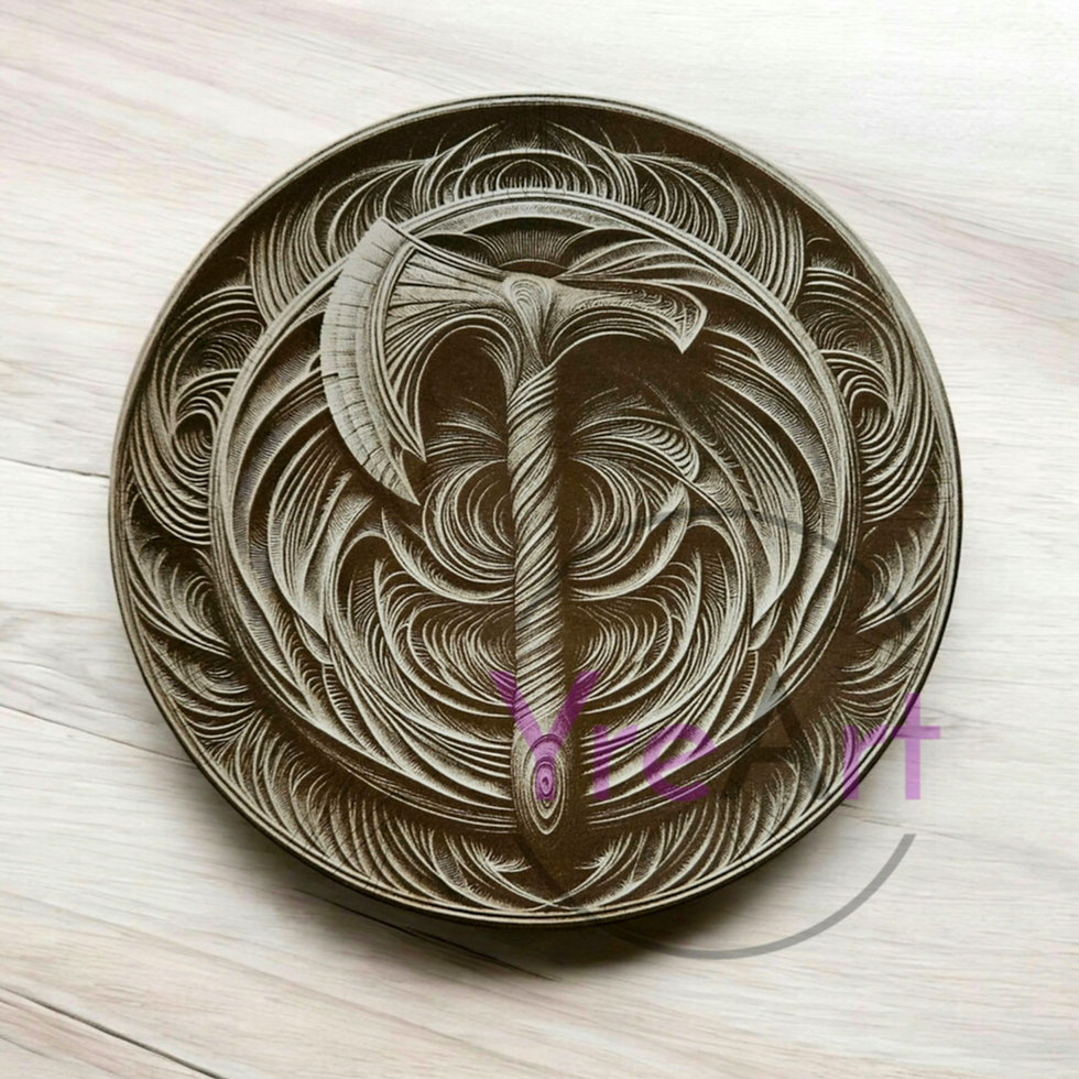 Thumbnail: Tomahawk 3D Illusion Laser Engraving Design (Digital Item)