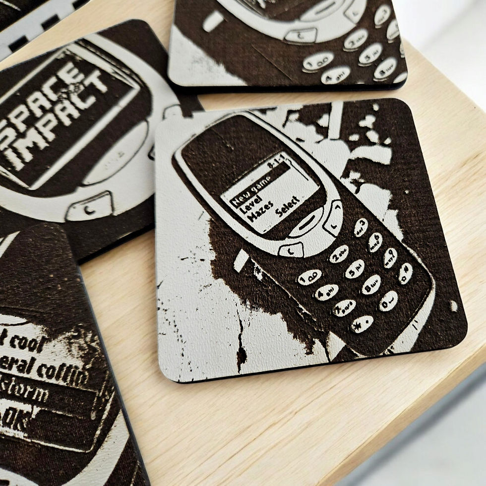 Thumbnail: 3310 Retro Phone Coasters (Digital item)