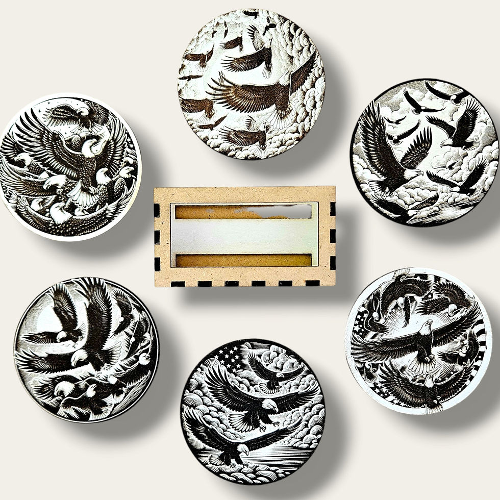 Thumbnail: Coasters Birds (Digital download file)